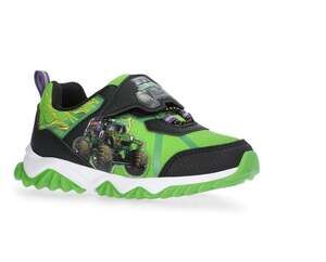 10T Monster Jam Toddler Boys Grave Digger Sneakers Black Green